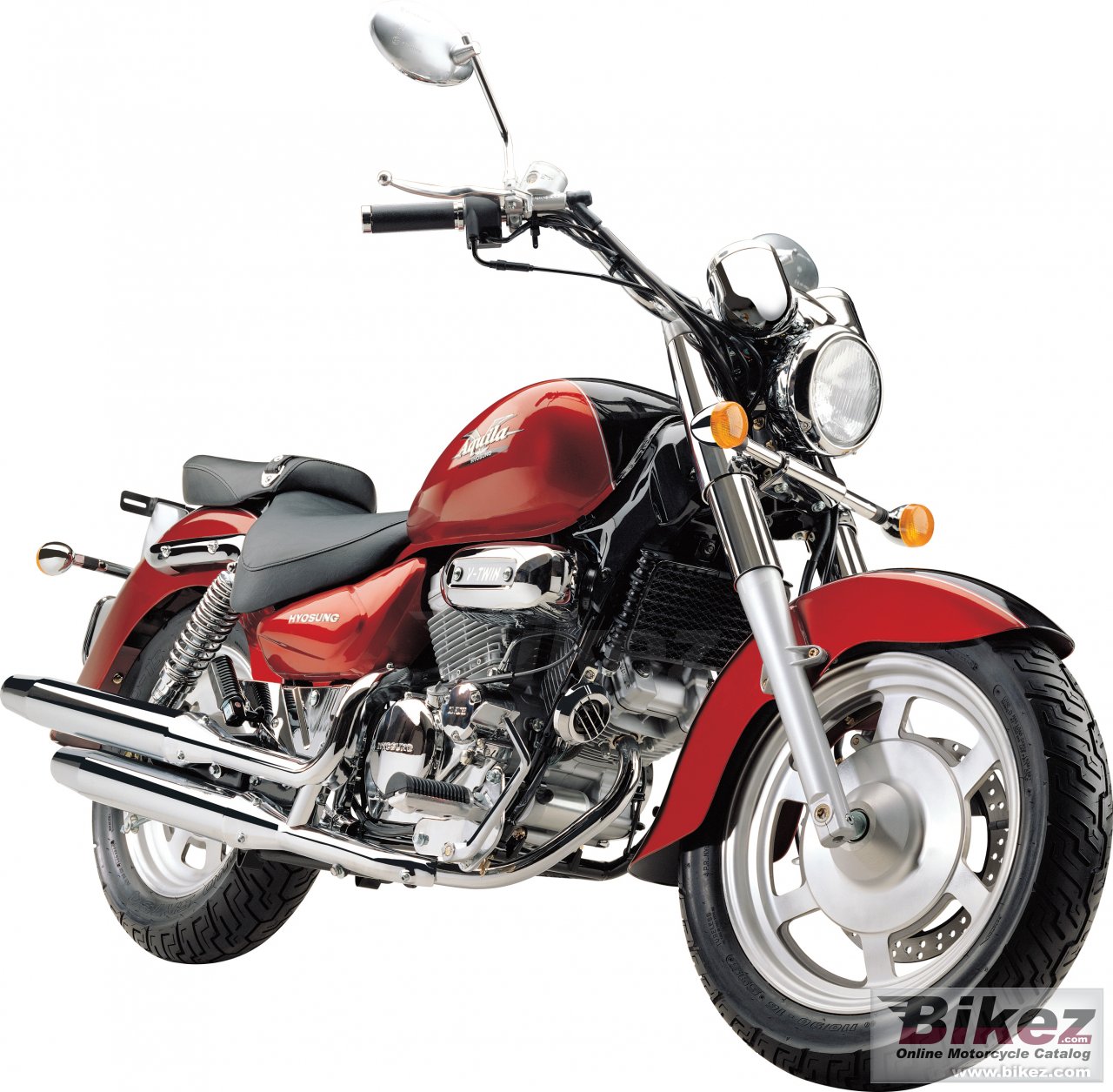 Big Hyosung aquila 250 picture and wallpaper from Bikez.com